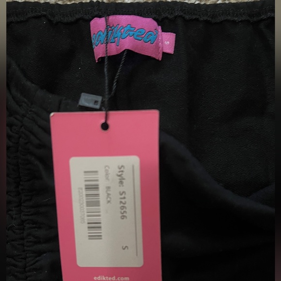 Edikted Black Skirt with Slit - Picture 4 of 6